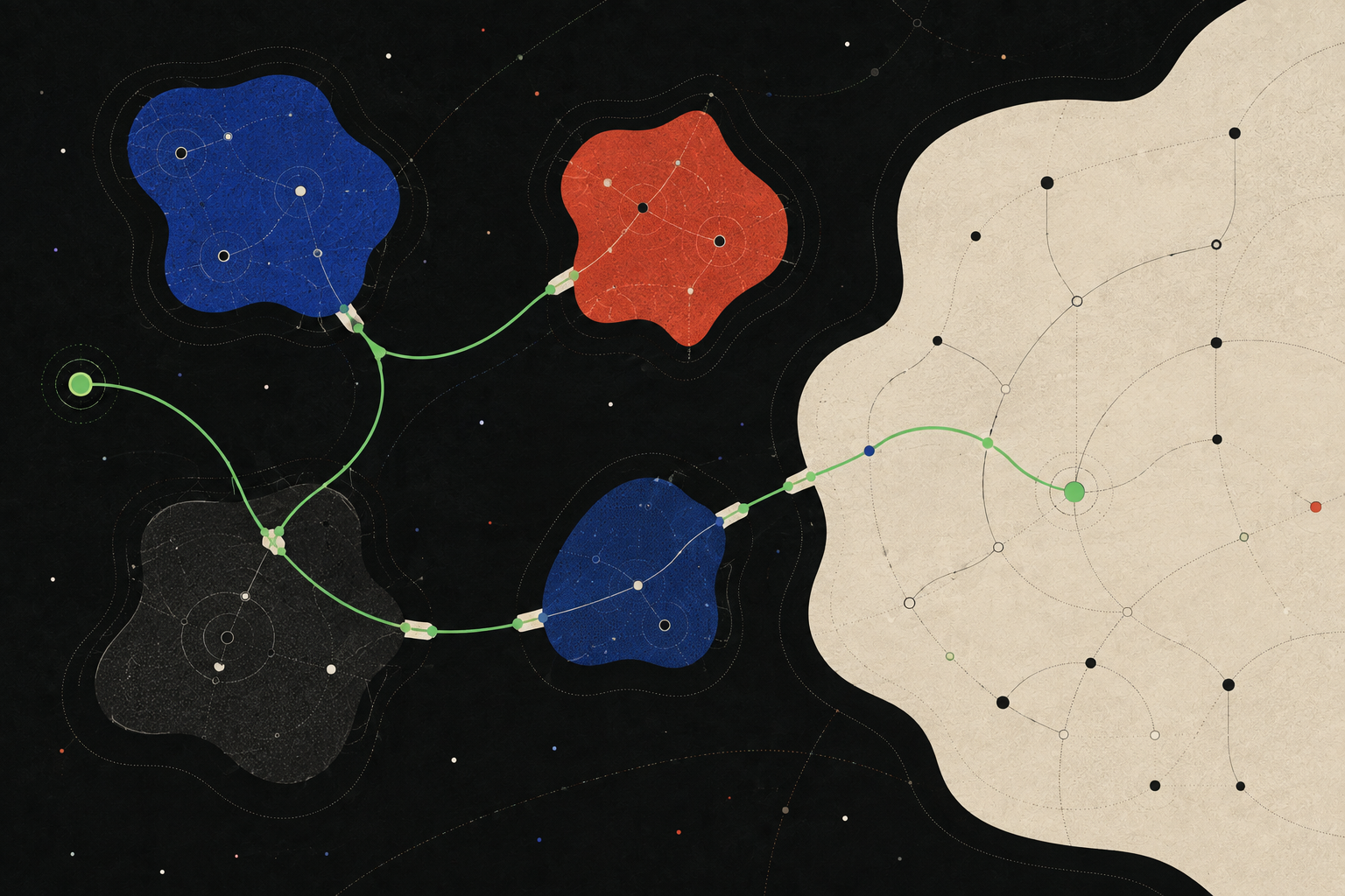 A native intent-data territory connected with several independent external signal sources